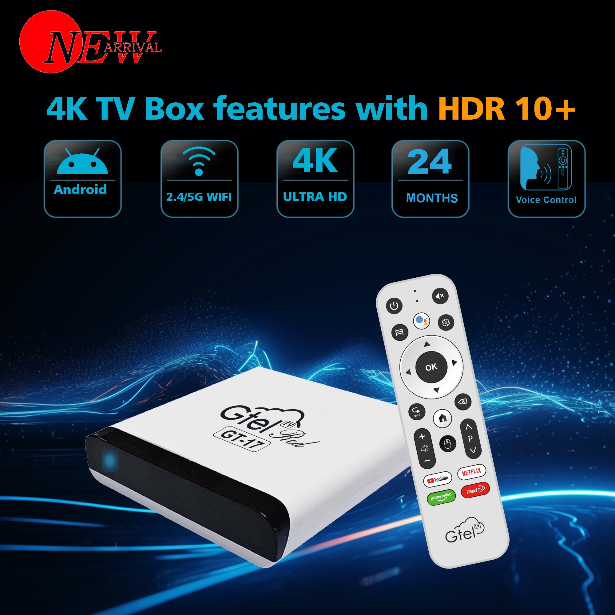 Smart TV Box Gtel Strong Allwinner chipset Android ATV Set Top Box From Original Factory Price IPTV 4K set top box