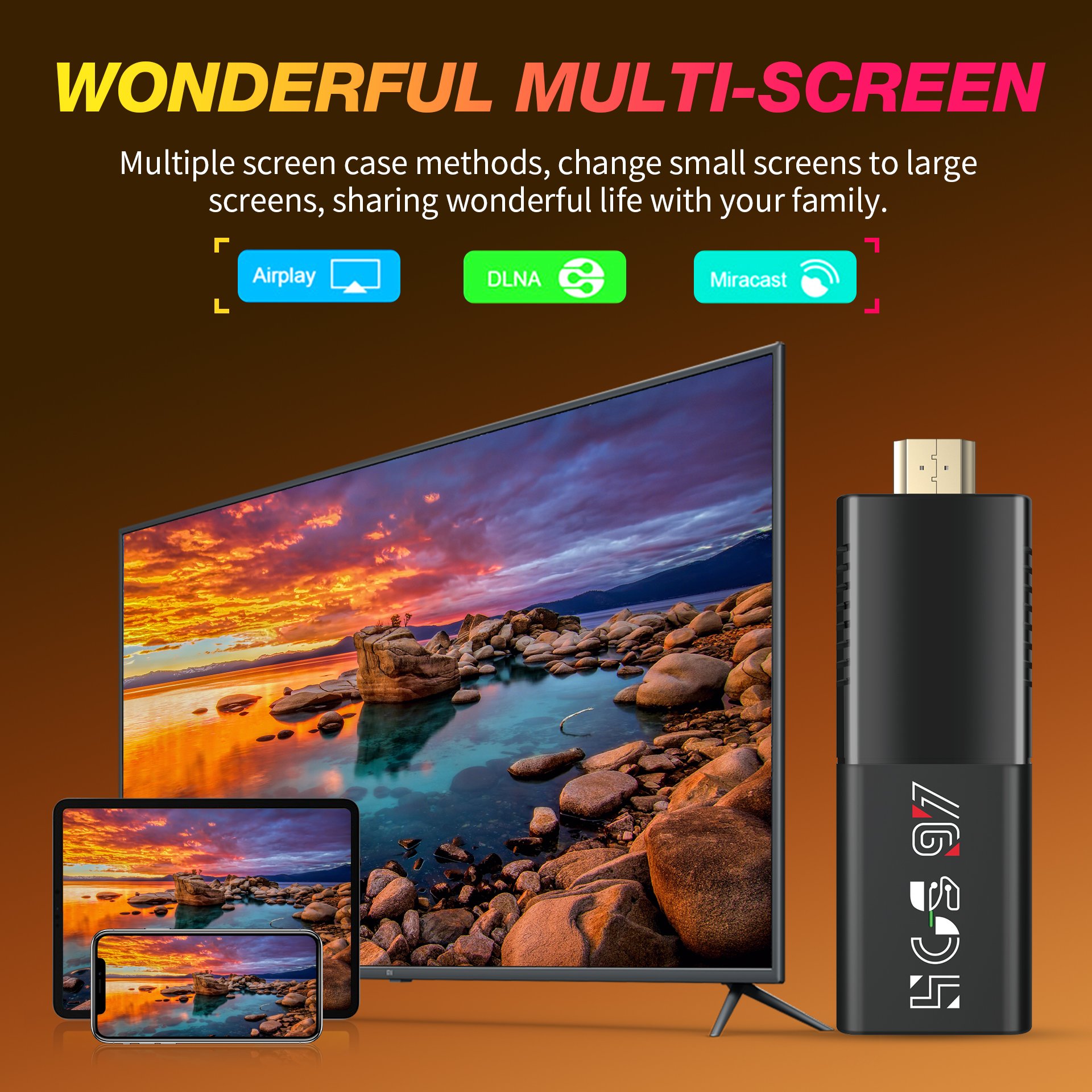 International Manufacturer HCS97 android 13.0+ATV red package tv box Allwinner H313 8K BT4.0 Smart Wifi6 set-top box