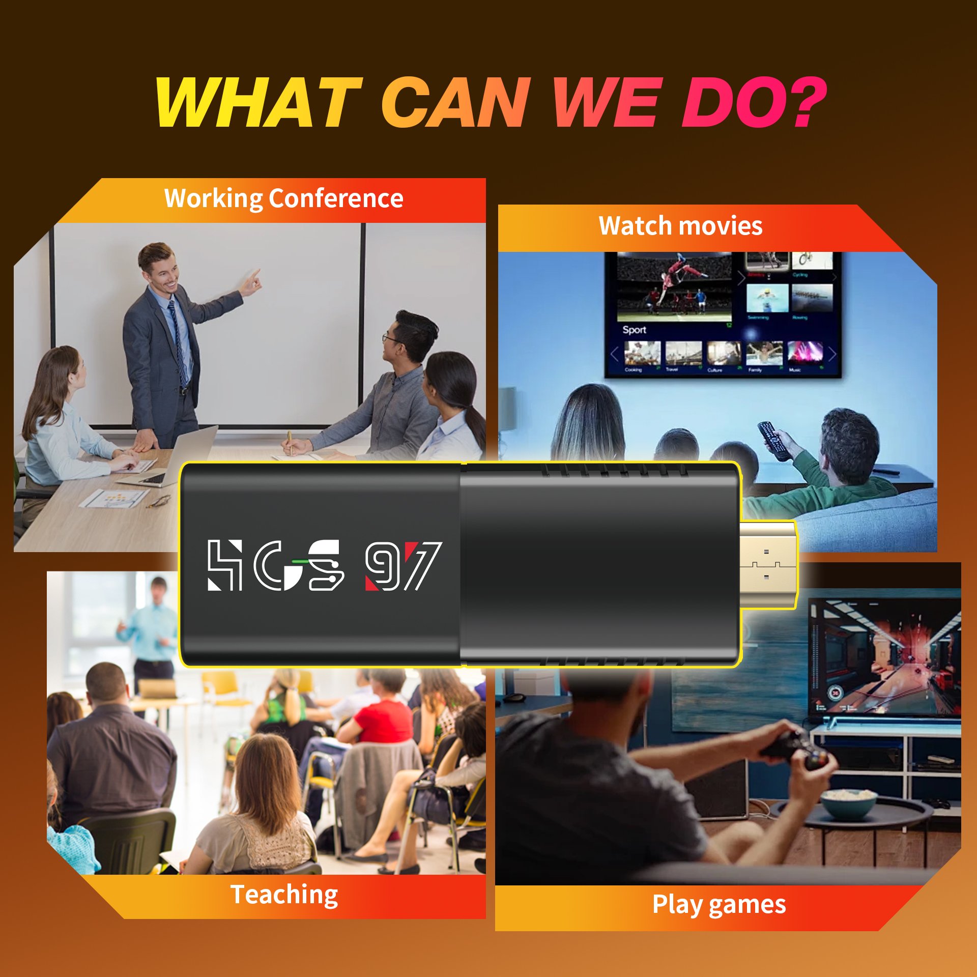 International Manufacturer HCS97 android 13.0+ATV red package tv box Allwinner H313 8K BT4.0 Smart Wifi6 set-top box