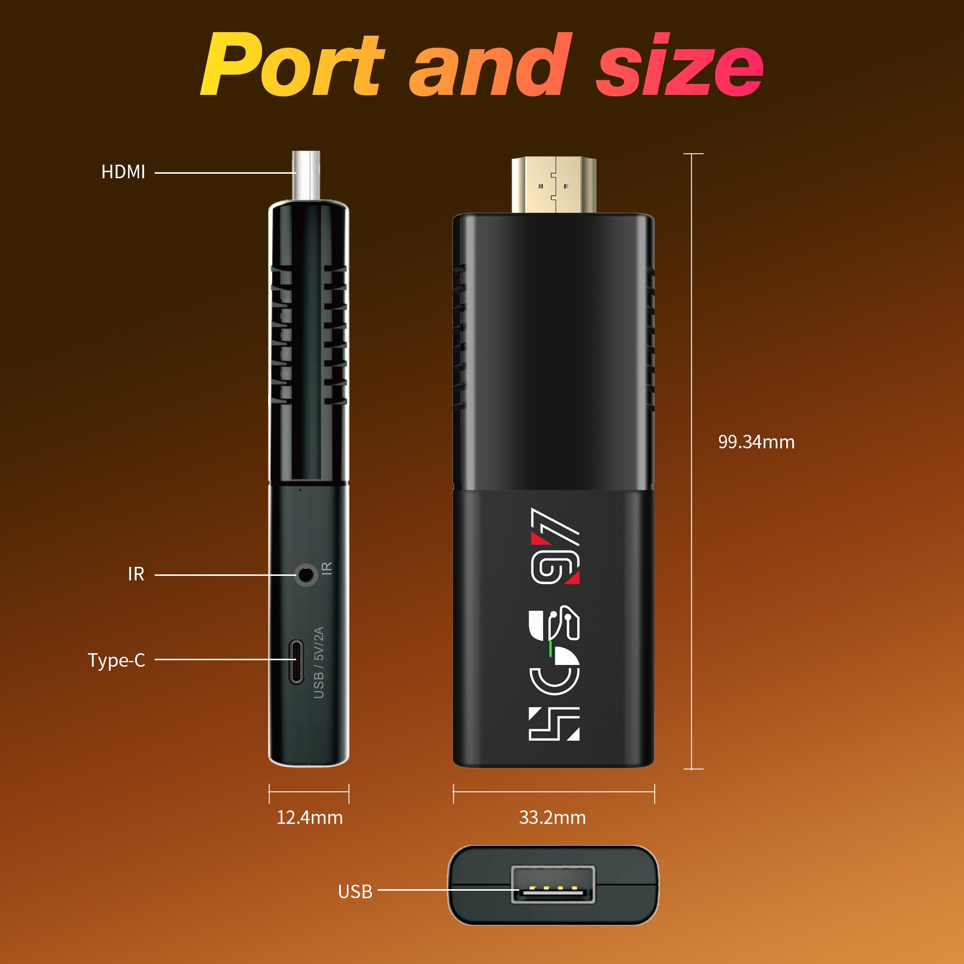 International Manufacturer HCS97 android 13.0+ATV red package tv box Allwinner H313 8K BT4.0 Smart Wifi6 set-top box