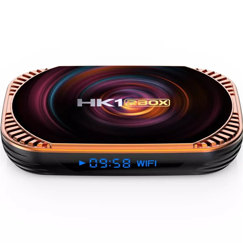 HK1 RBOX X4 Android 11 Amlogic S905X4 Smart TV BOX 8K 4G 32/ 64/128GB 3D Wifi 2.4G&5G Support IPTV Youtube Netlflix Set Top Box