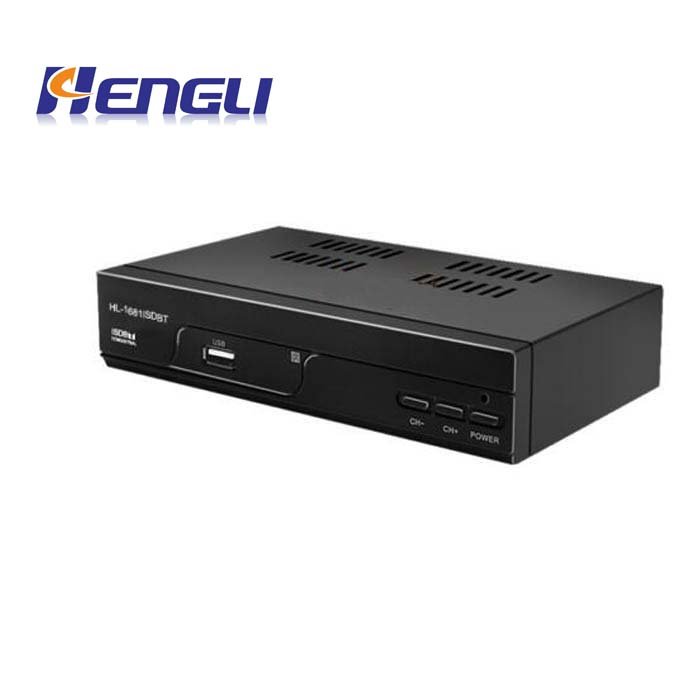 USB Media player Free To Air MPEG4 Digital Channel Decodificador ISDB-T Set Top Box OEM Hengli digital set-top box