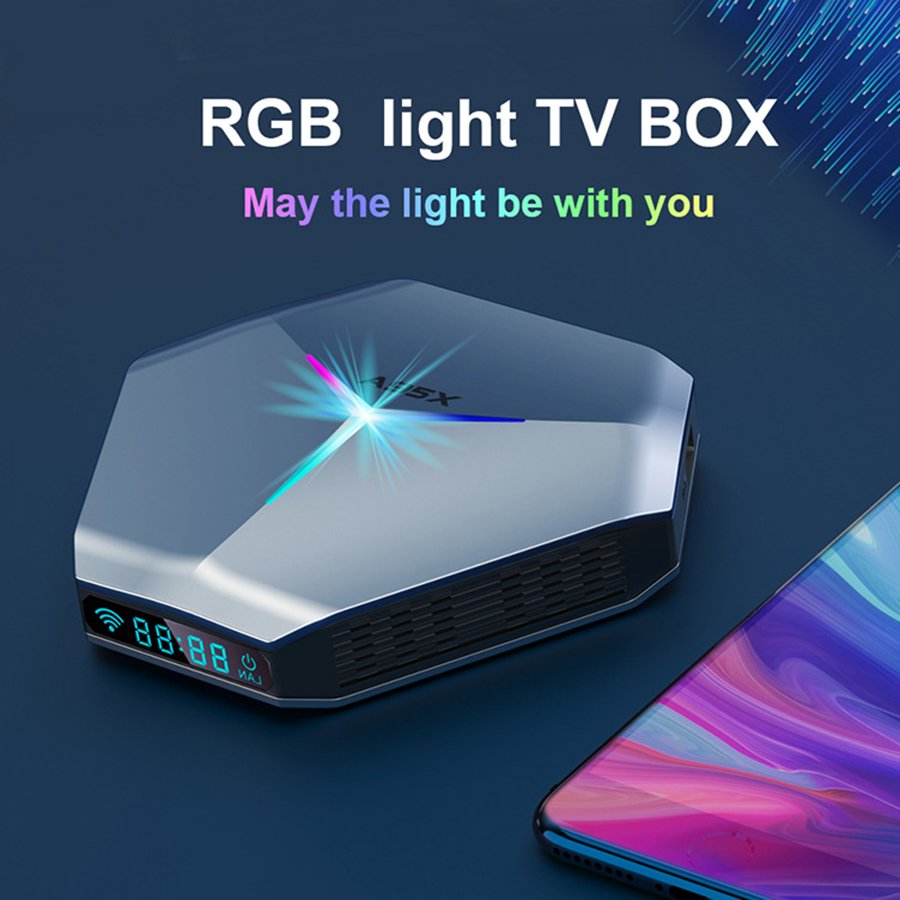 Yinzam A95X F4 Android 11.0 OTT TV Box for Home TV Internet Set Top Box Support 8K 4K 4GB RAM 128GB ROM S905 Chip Android Box