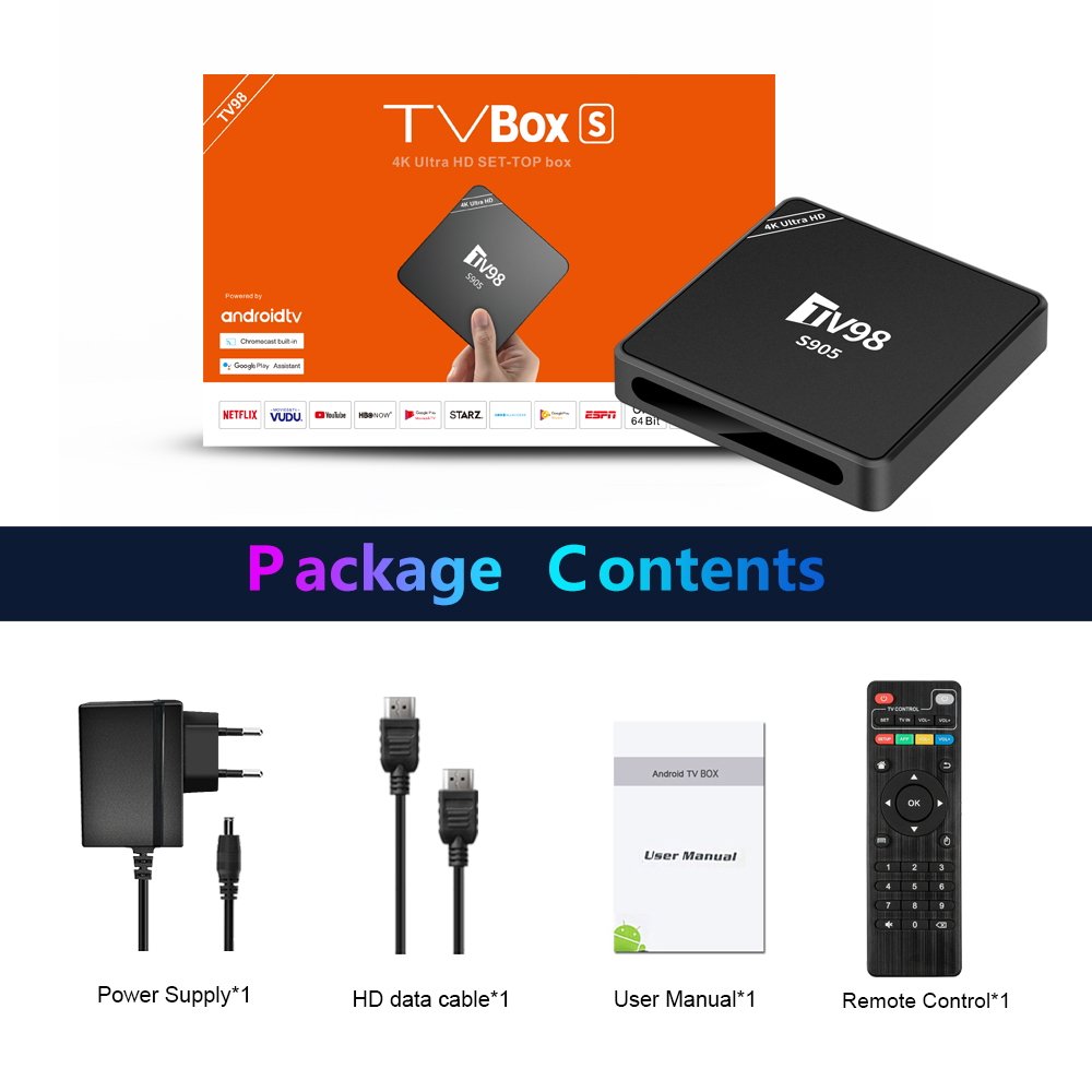Best tv box TV98 S905 Allwinner Set-top 1GB Box Android 12.1 smart TV Box