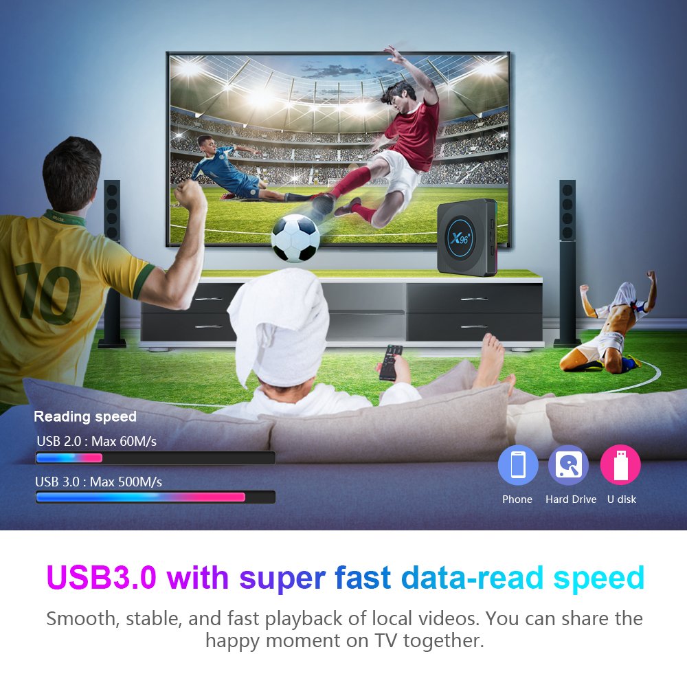 Extraott Smart TV X96X4 Box 4k stable smarter pro Xtream Player live Android TV box