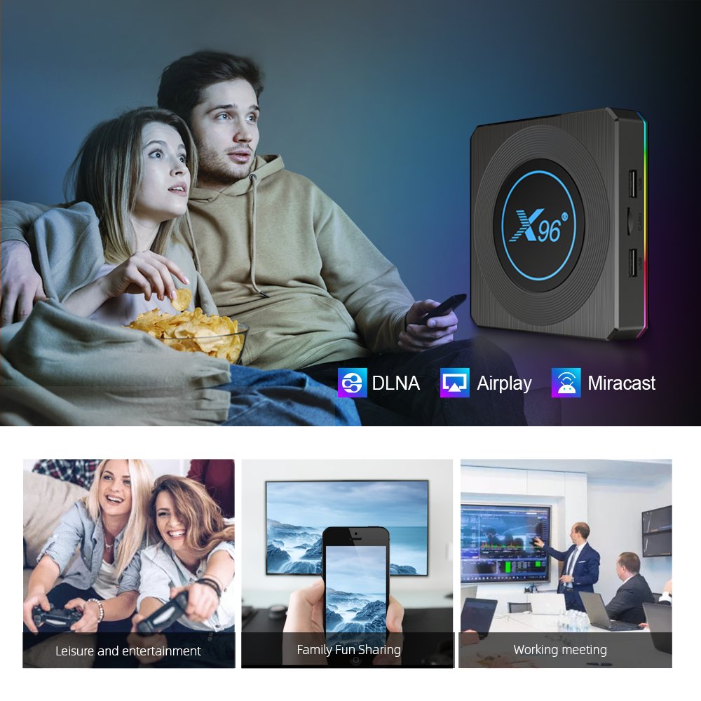 Extraott Smart TV X96X4 Box 4k stable smarter pro Xtream Player live Android TV box