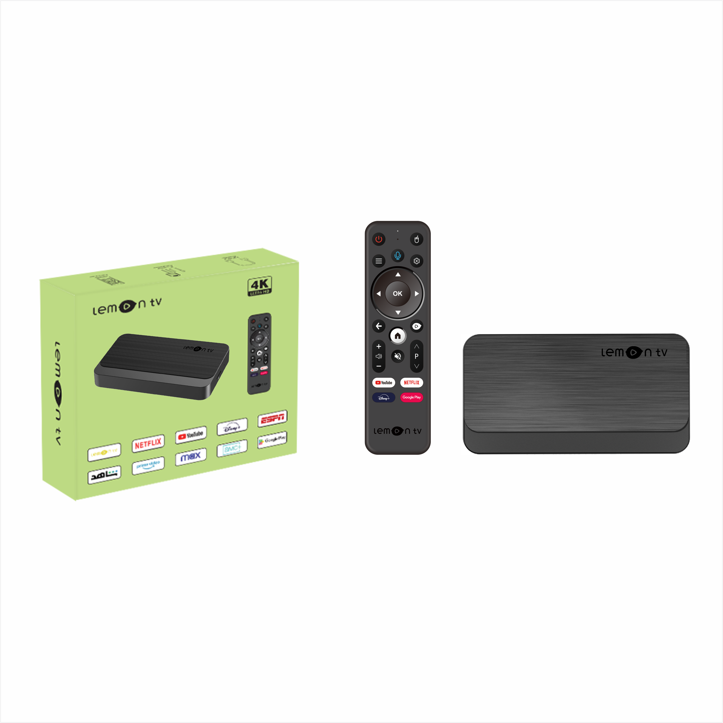 Ihomelife BT remote lemontv L2 2+16GB dual wifi 4K android 12 support all format stalker player support print logo lemontv box