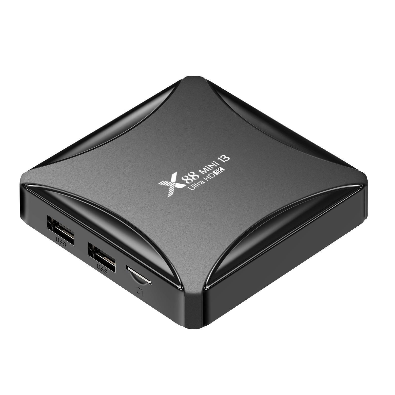 X88 Mini 13 RK3528 Android 13.0 Set Top Box 2.4G 5G Dual WIFI Support 4K 8K Smart TV BOX