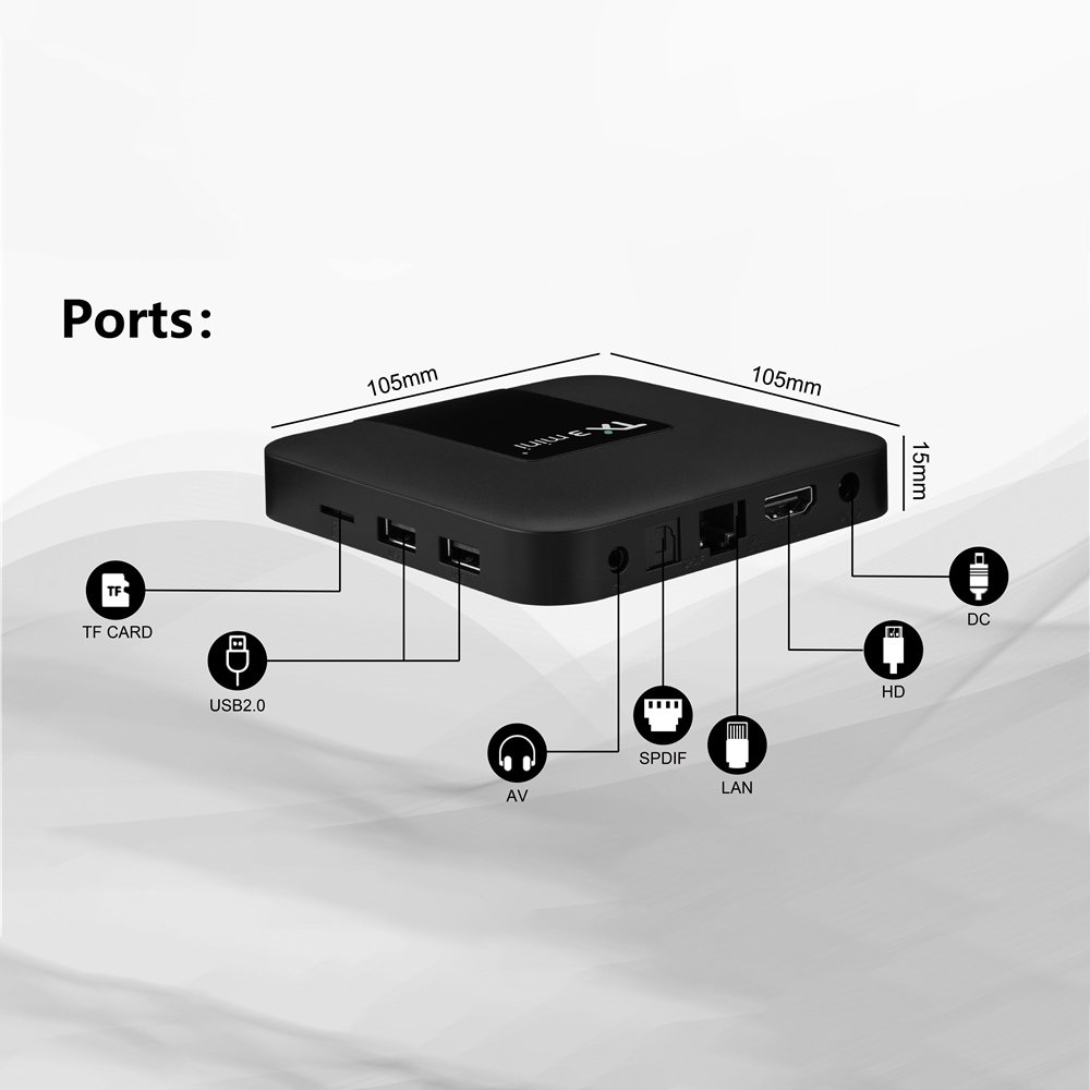 TX3 Mini PLus S905W2 4K 60Hz 5G WiFi TV Box Android 11 4K Streaming Video Media Player IPTV Set-top Box