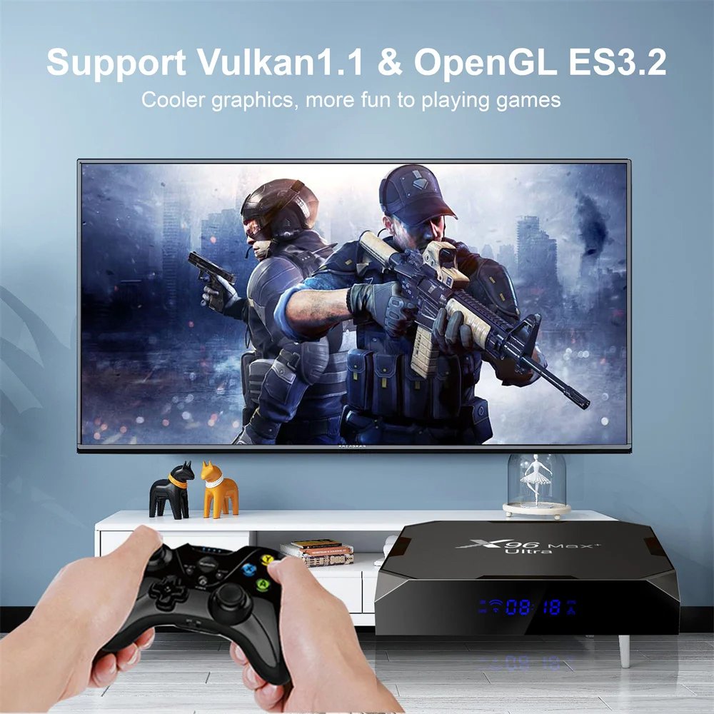 X96 max plus Android 9.0 TV Box Amlogic S905X3 Quad Core 4GB 32GB 64GB 2.4G&5GHz Wifi 4K X96Max X3 smart set top box