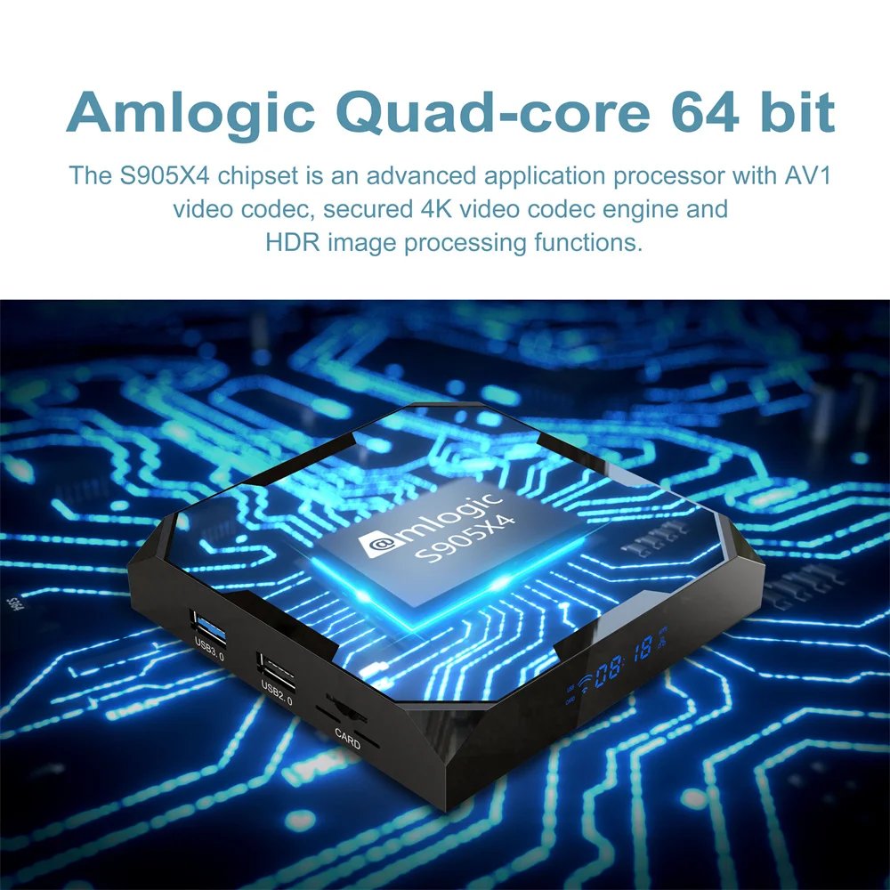X96 max plus Android 9.0 TV Box Amlogic S905X3 Quad Core 4GB 32GB 64GB 2.4G&5GHz Wifi 4K X96Max X3 smart set top box
