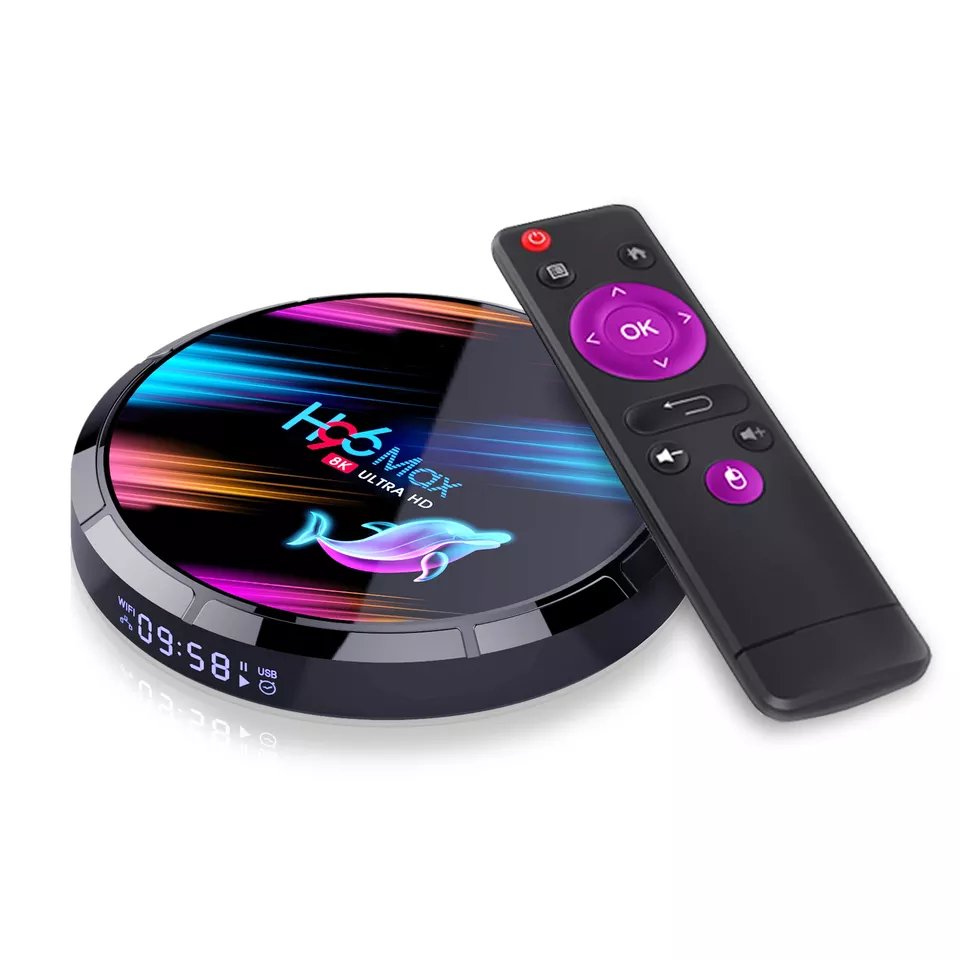 2022 Best Quality 4G 32G 64G S905X3 H96 max x3 Android 9.0 Smart tv box 8K Dual Band Wifi 1000m Lan H96MAX X3