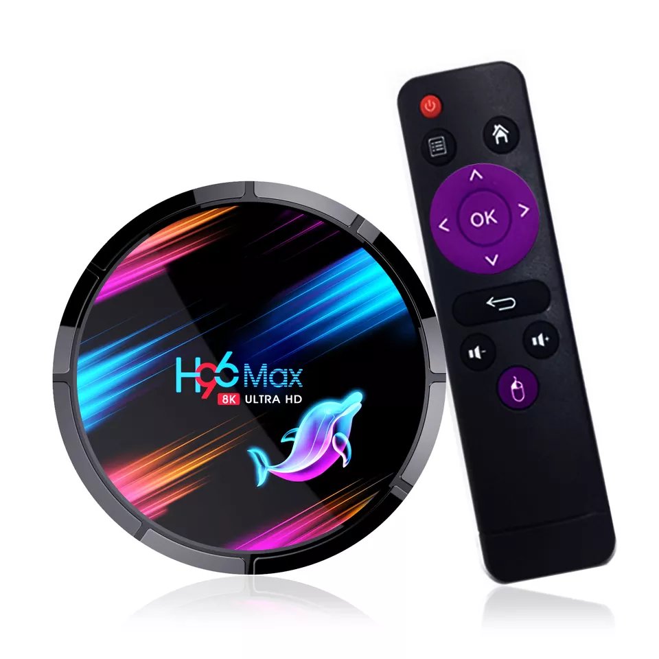 2022 Best Quality 4G 32G 64G S905X3 H96 max x3 Android 9.0 Smart tv box 8K Dual Band Wifi 1000m Lan H96MAX X3