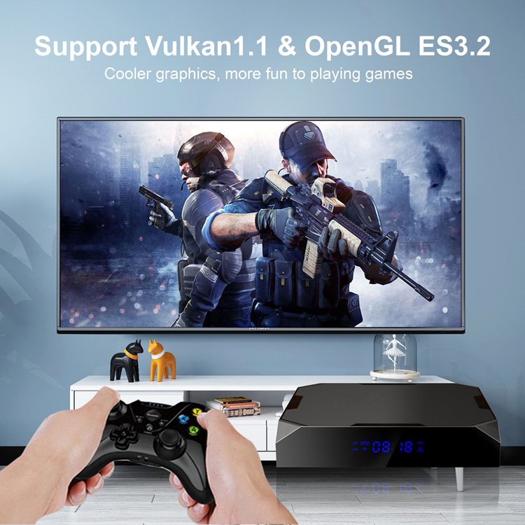 Hot Leadcool Golden OTT Android 10.0 Tv 4K 1080P Player Set Top Box