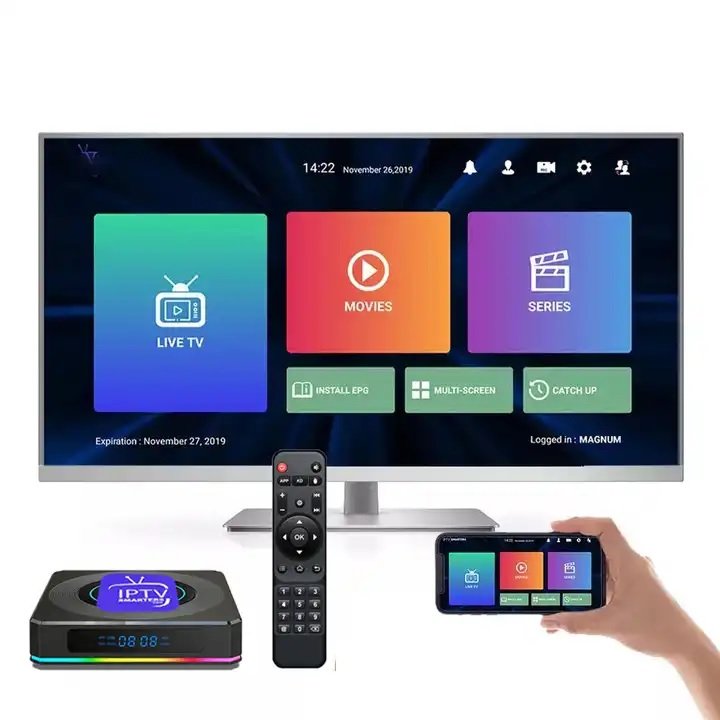 TD Smart IP-TV Box 4K Smart Media Player Set Top Box 4K Android 12 5G OEM Quad Core 4k Ip-tv Box