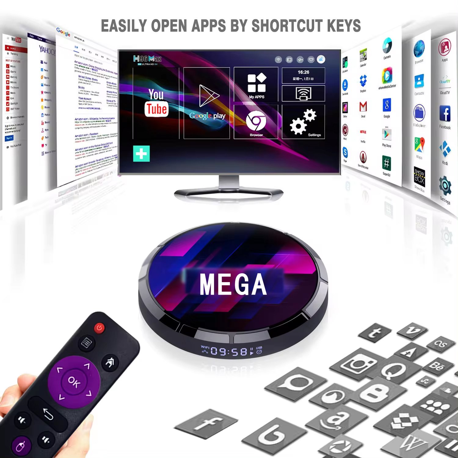 TD Smart IP-TV Box 4K Smart Media Player Set Top Box 4K Android 12 5G OEM Quad Core 4k Ip-tv Box