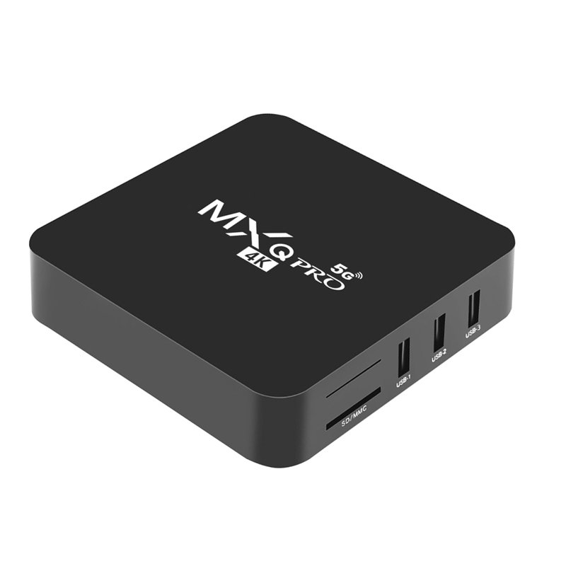 Hd Media Player Android 10.0 Tv Box mx q pro Allwinner H313 1g 8g Wireless OEM 2.4/5G dual band Wifi set-top box