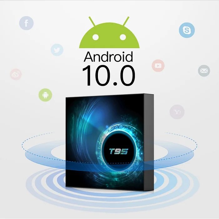 T95 Smart TV Box Android 10.0 Allwinner H616 6k 2.4G/5G Wifi 3D 16G/32G/64G/128G Set Top Box