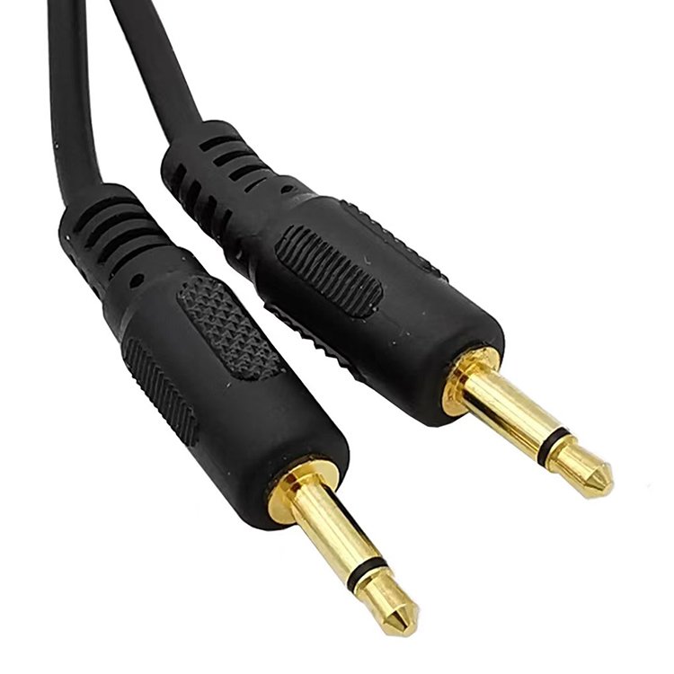 Aux Audio Black PVC 3.5mm 10m 22AWG TS Mono Male to Female Connector Plug Extend Cable 3.5mm Male to Male Aux Cable