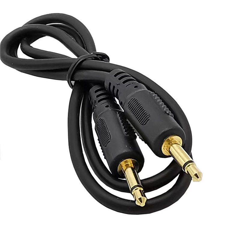 Aux Audio Black PVC 3.5mm 10m 22AWG TS Mono Male to Female Connector Plug Extend Cable 3.5mm Male to Male Aux Cable