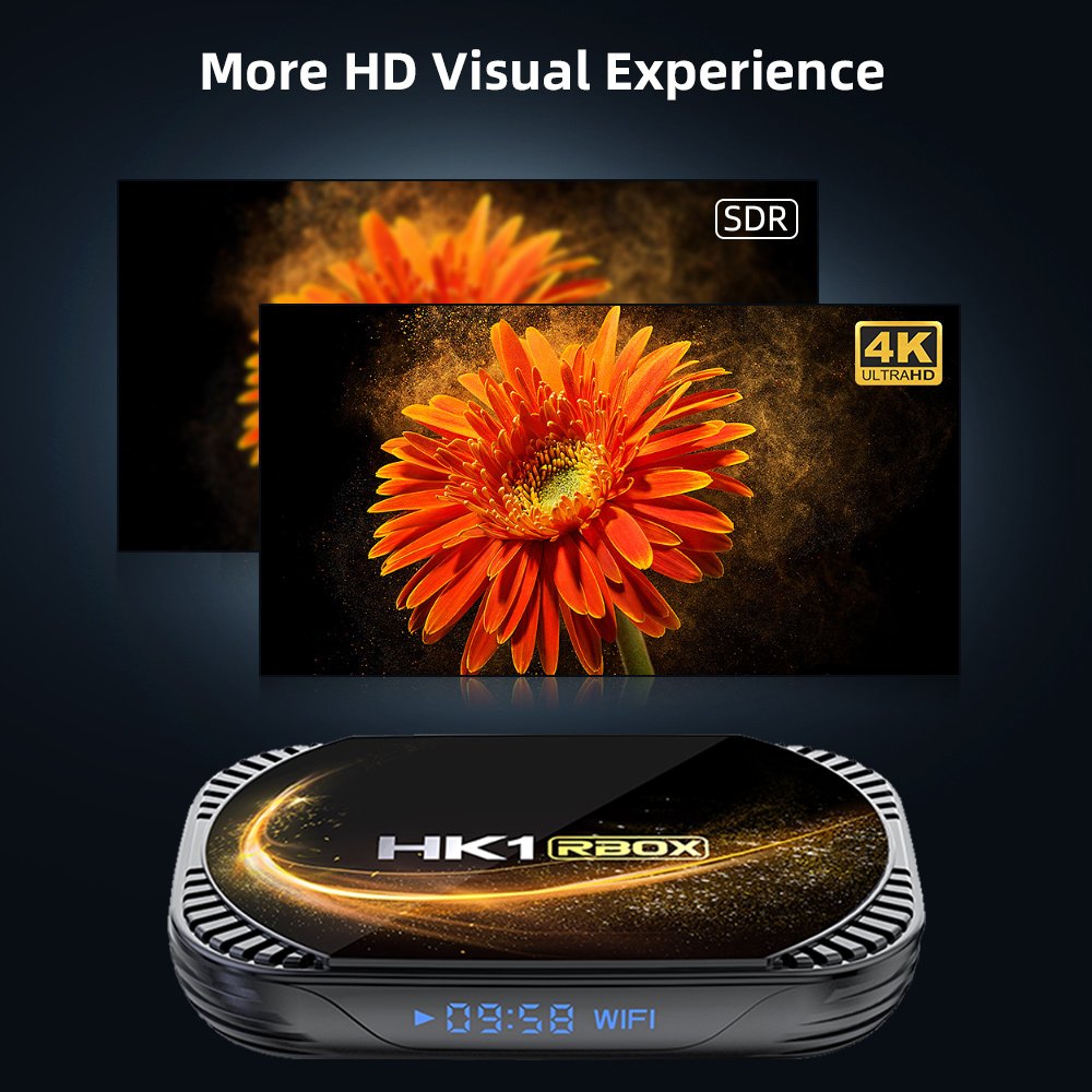 HK1RBOX x4s Android 11.0 4GB 32GB Amlogic S905X4 4K Media Player 2.4G 5G Wifi BT4.0 Smart Set Top Box TV Box