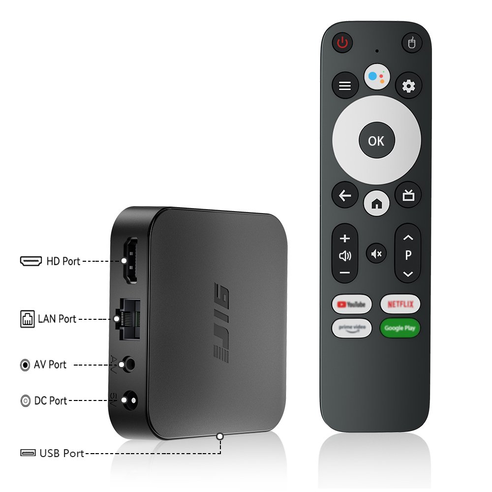 Manufacturers smart tv box android 10 13 Dual Wifi 2.4g 5g Allwinner H313 Set-top Box U16