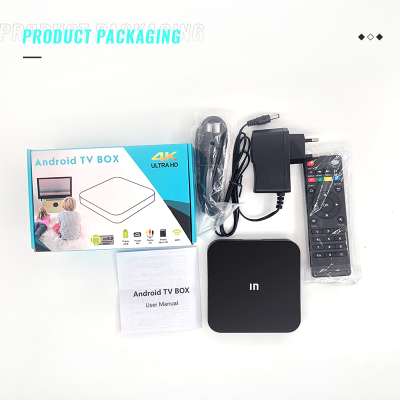 Android Tv Box Smart TVBox 2.4G/5Ghz Wifi 6K HD H.265 4GB 32GB JUNUOMINI Media Player Set Top Box