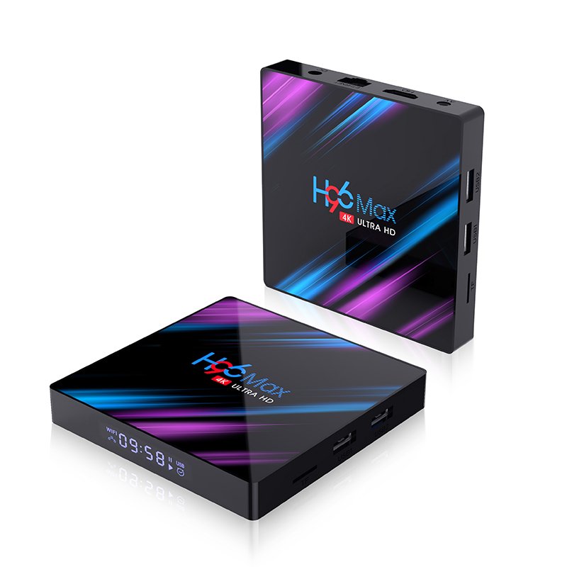 H96 MAX RK3318 64bit Android 9.0 TV Set Top Box Quad Core Support 4K Media Player Smart TV Box