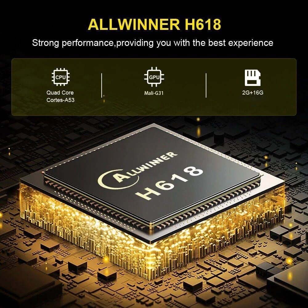 2024 Lemon TV Mini Android 12 Smart TV Box AV1 Allwinner H618 Wifi 6 4K HD 2.4G&5G Wifi 2G16G Set Top Box Media Player OTT TVBox