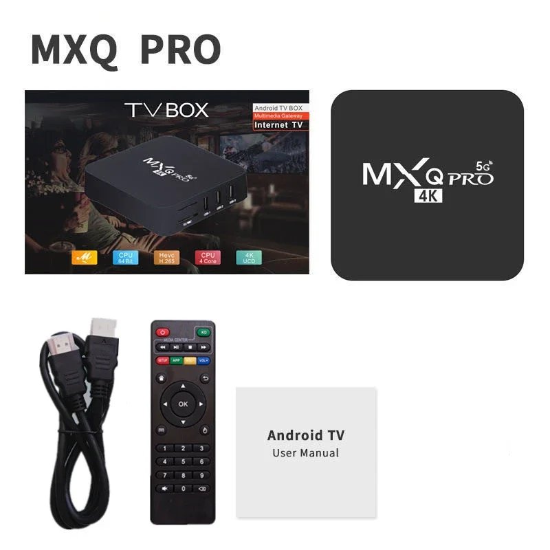 Set-top Box tvbox MXQPRO 4k Rockchip RK3128 Android Tv Box 2.4G 5G WiFi 2GB RAM 16GB ROM Media Player MXQPRO Tv Set Top Box