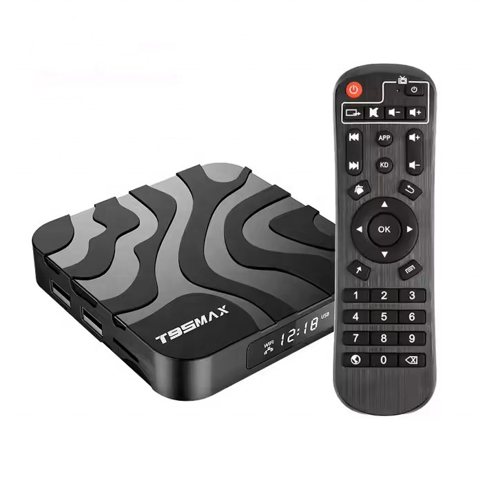 Fast delivery Factory price T95MAX allwiner H618 Android 12 6K 4gb ram 64gb rom android tv set top box T95 max