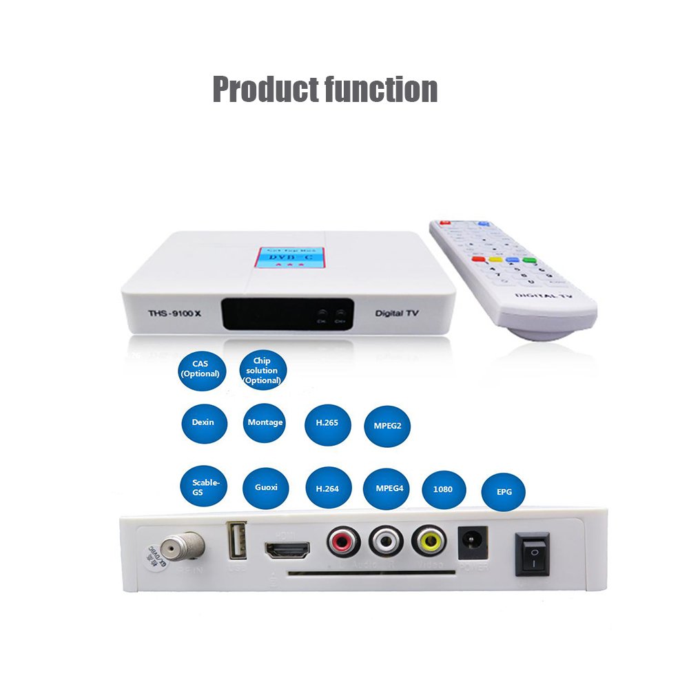 Decoder TV RECEIVE 1080P H.265 H.264 FULL HD DVB-C Set Top Box DVB C TV Receiver tuner set-top box