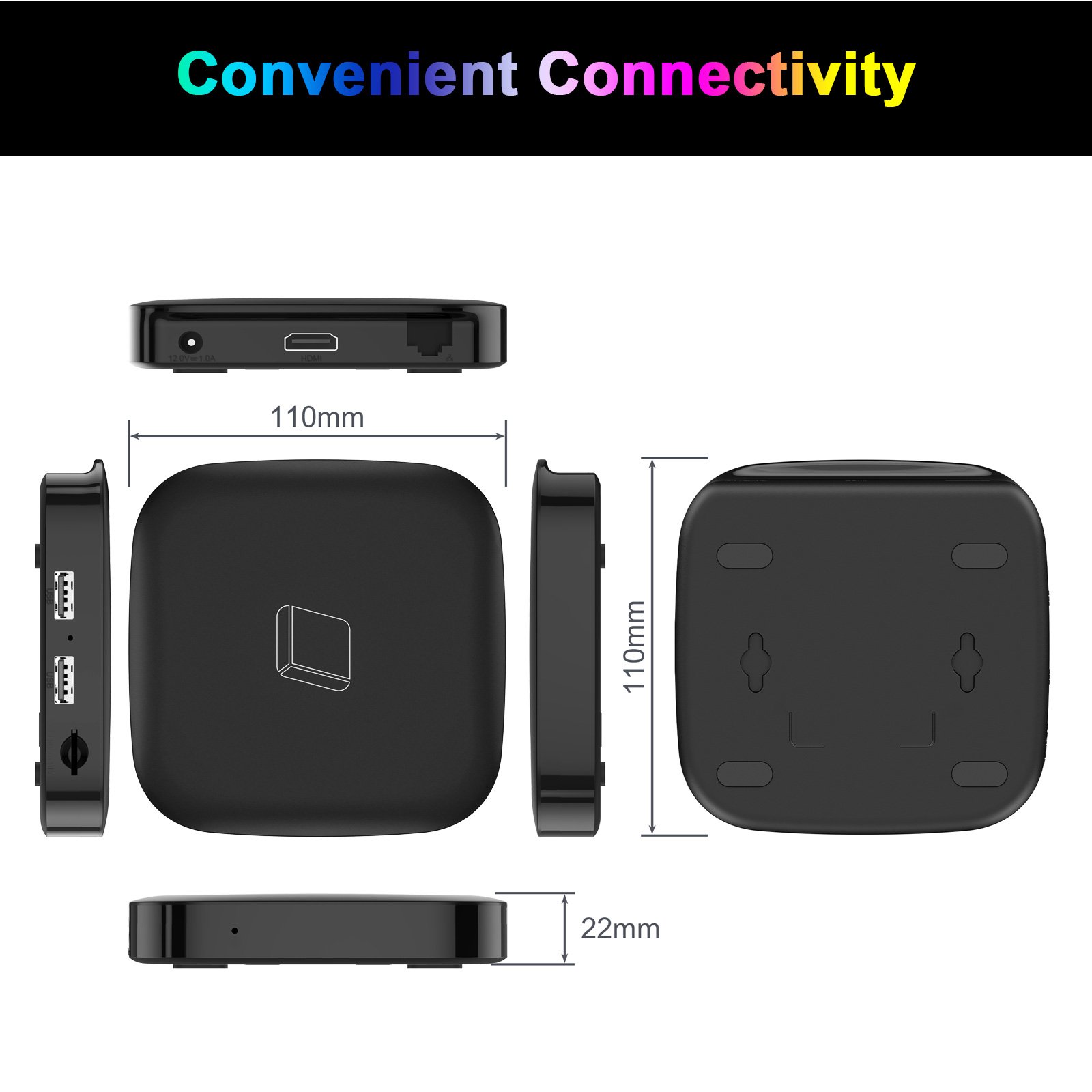HAKO Pro Android 11 OS Amlogic S905Y4 OTT Google Smart TV Box Certifications Set 2GB 16GB 4K HDR 10 AV1 FREE Quad Core ATV