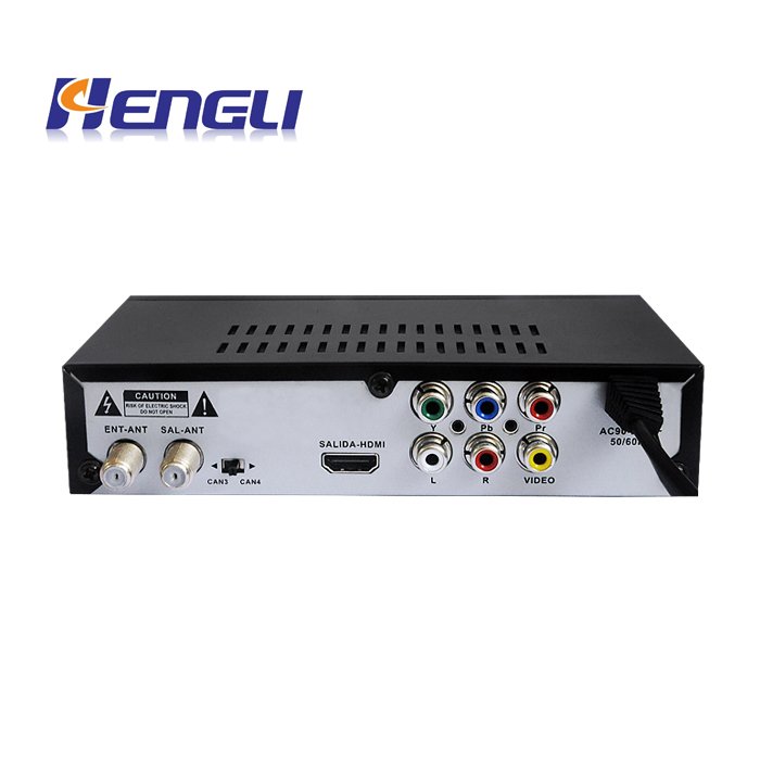 2022 HENGLI Full HD H.265 HEVC DVBT2 Set Top Box TDT ATSC Decoder digital set-top box