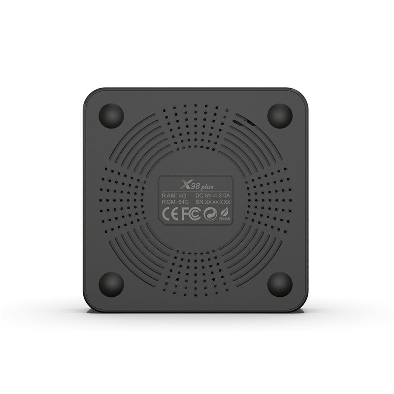 OEM/ODM Available Premium Quality 4k TV BOX 4GB 32GB X98 Plus Set-top Box S905w2 2.4G/5G WIFI BT5.0