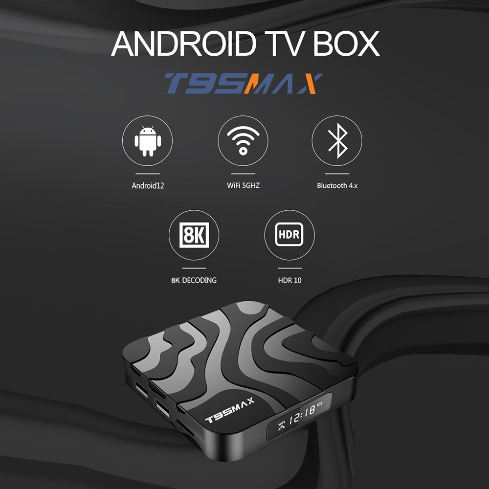 Topleo tv box android 12 8k H618 mxq pro 4k digital set top box stick android 12 smart t95 max tv box android