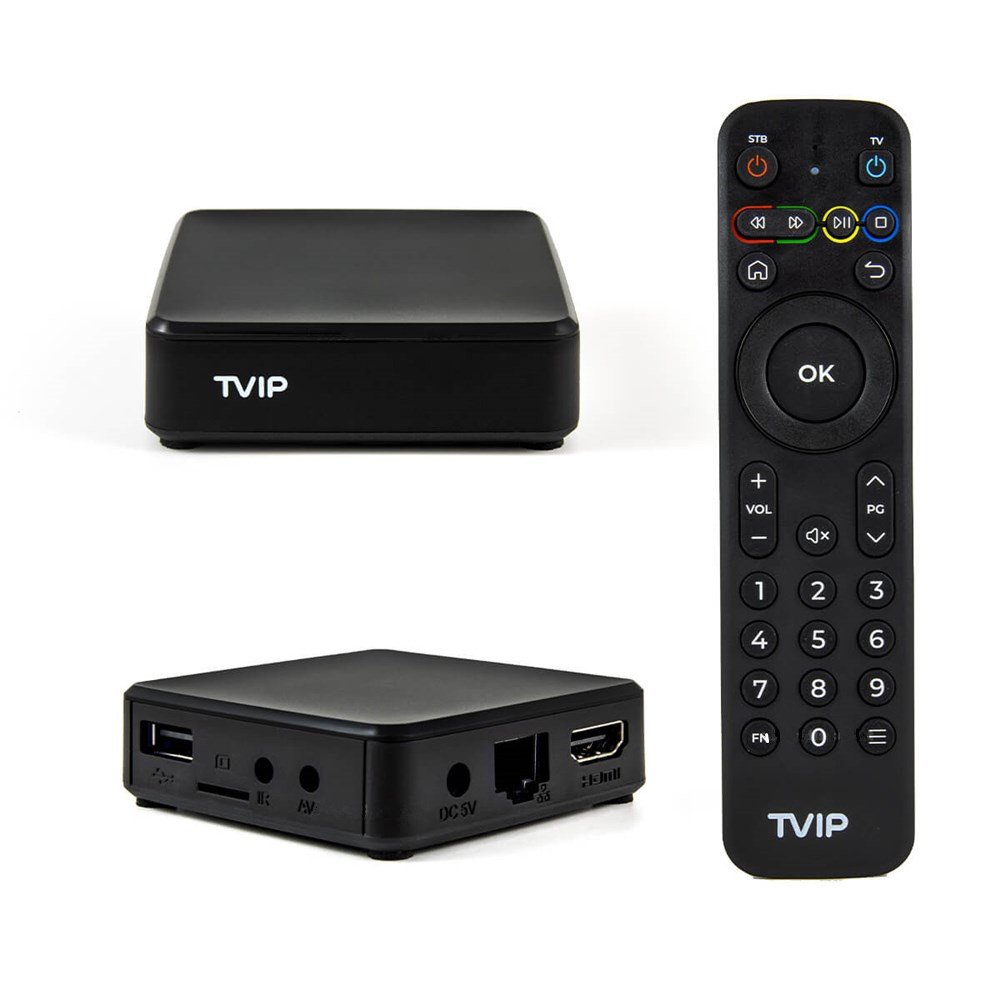 Best TVIP 710 S905W2 1G 8G Android 11 Linux tv box streaming box Smart Set top box Support Protal IP-TV media player TVIP710