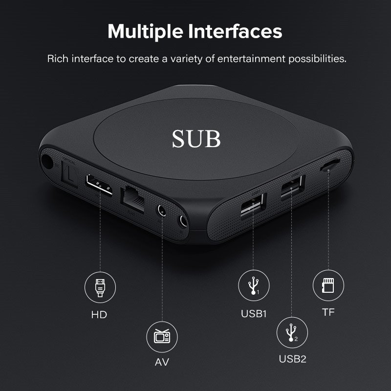 Hot Leadcool Android 9 SUBTV 4K Set Top Box Amlogic S905 Quad Core TV Box LXtream Control USB 2.0