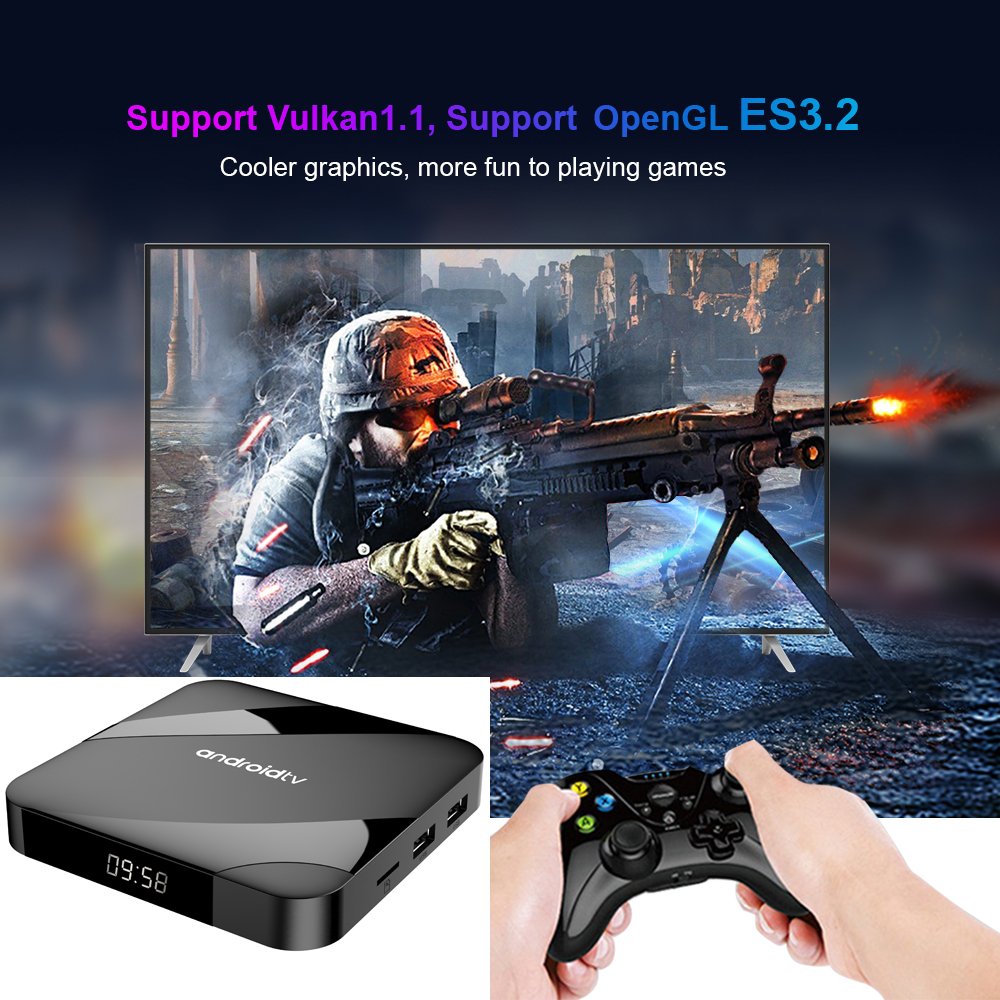 TV98 ATV W2 STB Android14.0 TV Box Amlogic S905W2 8K Definition 4RAM 64ROM 2.4G 5G WIFI Network Television Set Top Box