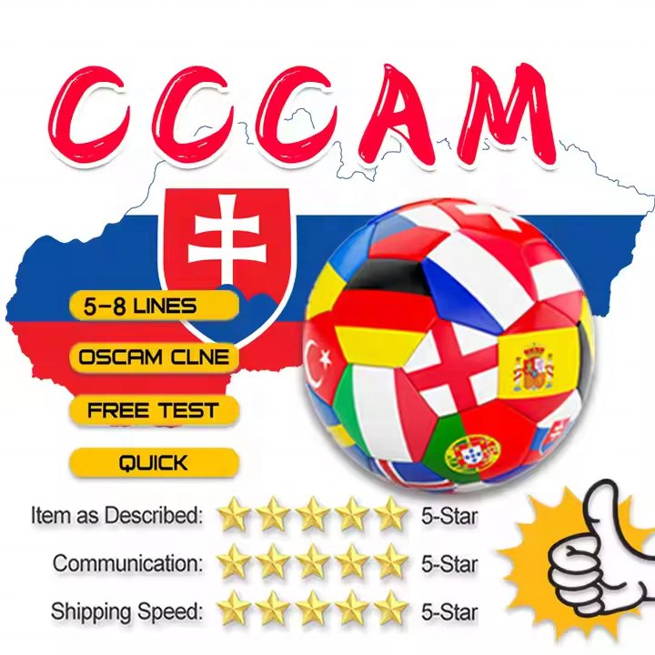Best Europe Cccam Slovakia 6 7 8 Lines 1 Year Cccam Cline For Poland Germany icam oscam egygold For Satellite TV Receiver DVB-S2