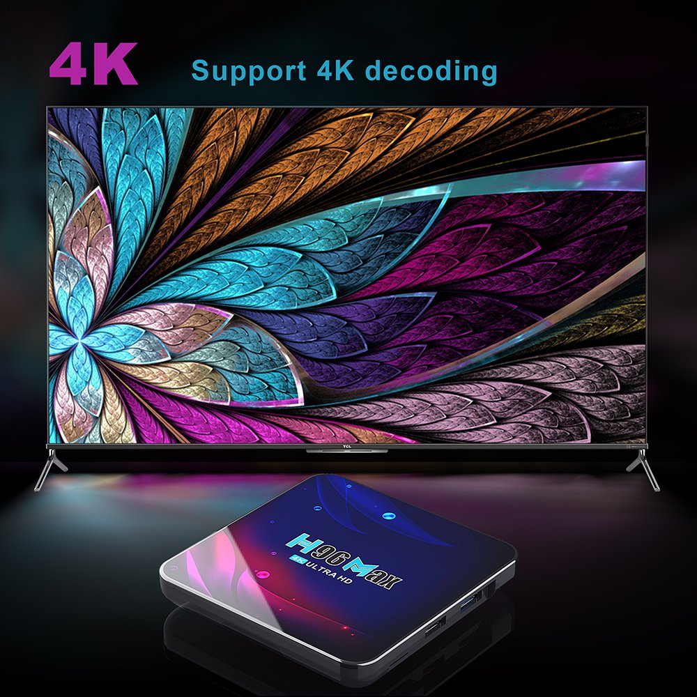 Cheapest H96 MAX V11 RK3318 4gb ram 64GB ROM tv box android 11 2.4g 5g dual wifi internet set top box H96max