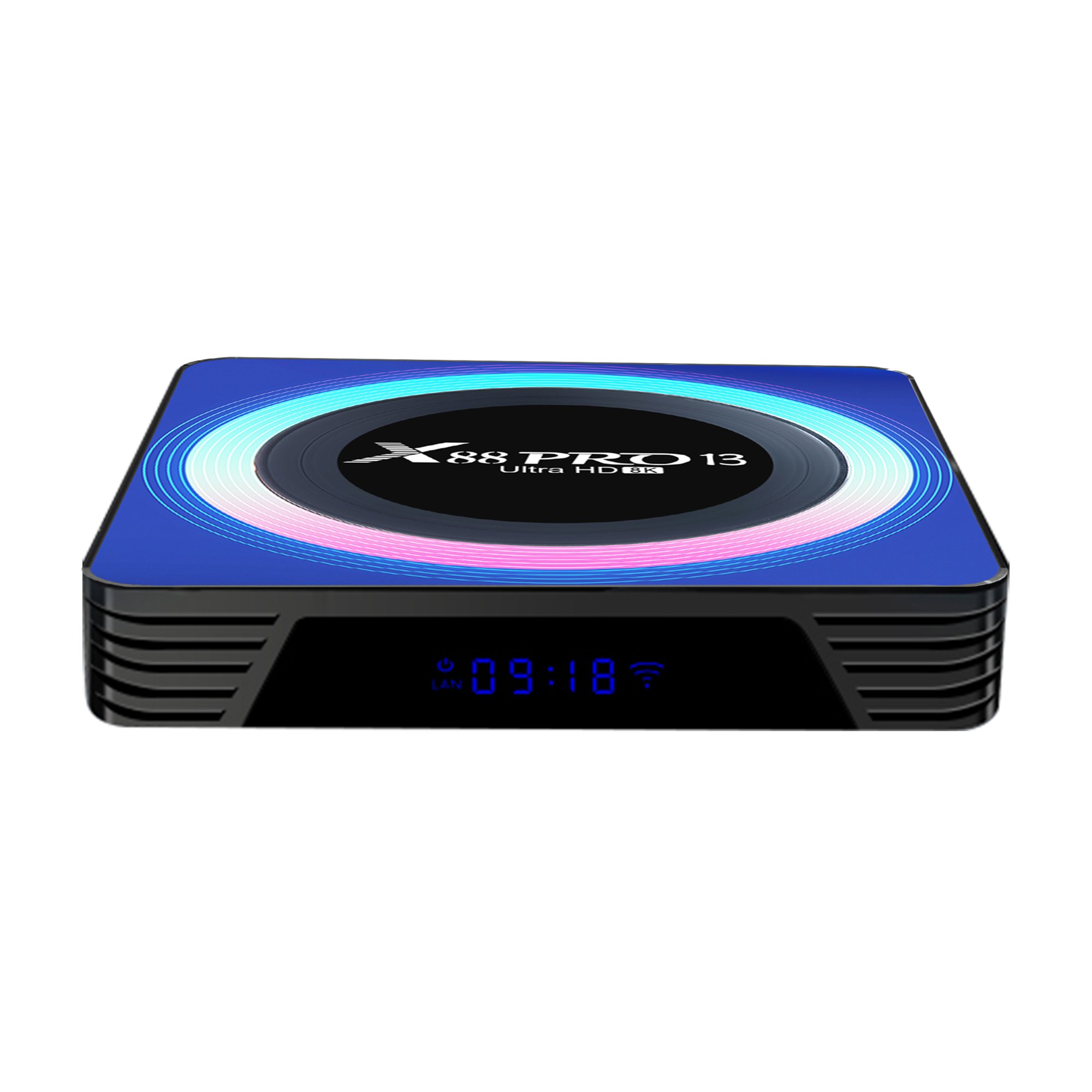 Powerful Quad-Core Chip Android 13.0 Set Top Box Rockchip RK3528 X88 Pro 13 BT5.0 2.4G/5G Dual Wifi 6 4K UHD Video Player TV Box