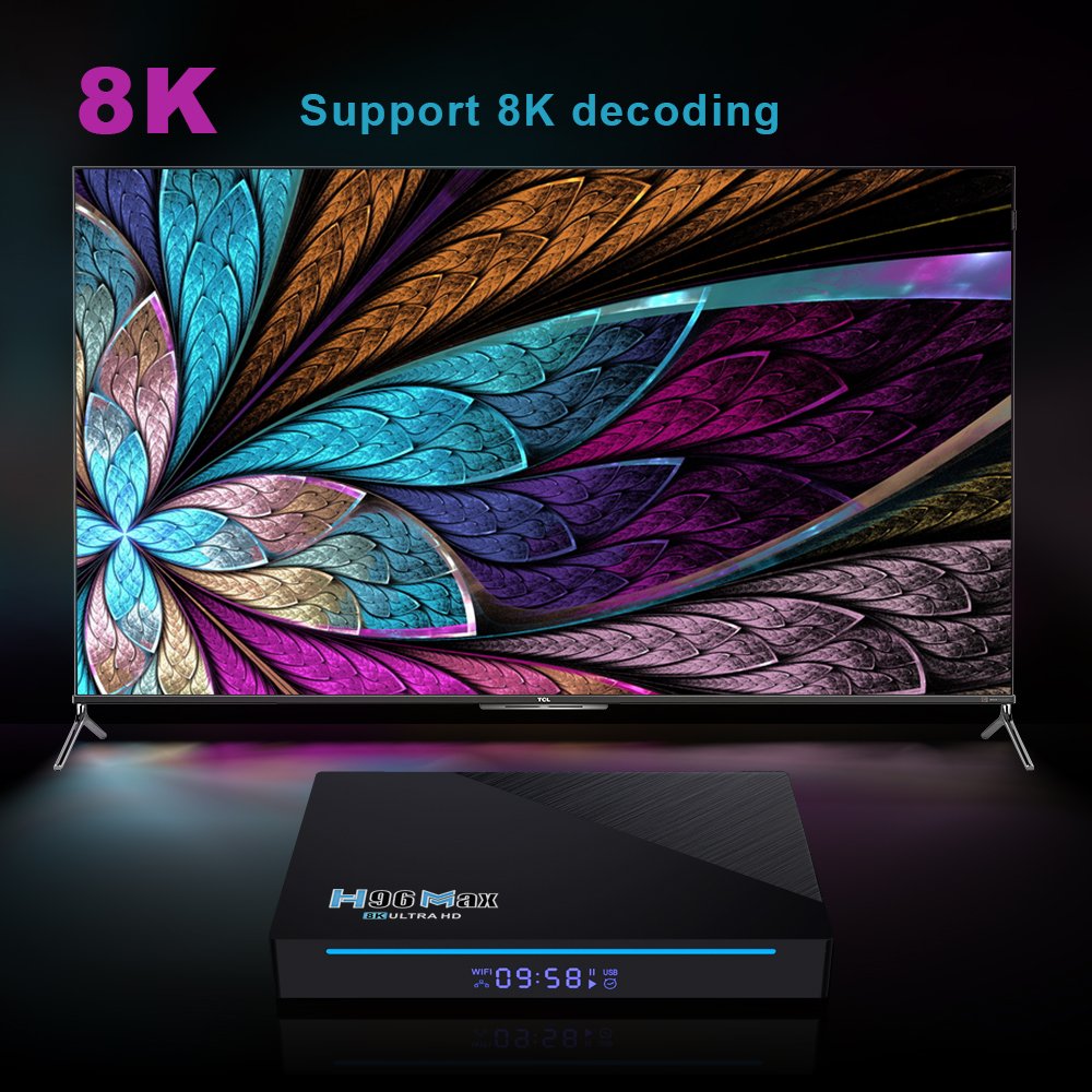 Super HD H96 Max Rk3566 8K Set Top Box Android 12.0 Smart Tv Box H96 MAX V56 RK3566 8G 64G Media Player OTT Box from factory