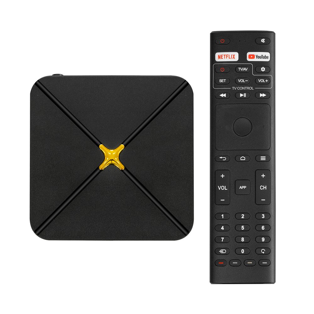 4k high quality Quad Core 2.4G/5.8G WIFI stalker player Android 13.0 Remote control with four buttons Smart Set-top Box