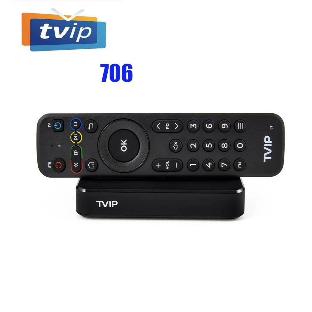TVIP706 IP TV box linux 2G8G android 11 smart 4k tv box Linux Dual Os IP TV Media Player set top box PK TVIP705