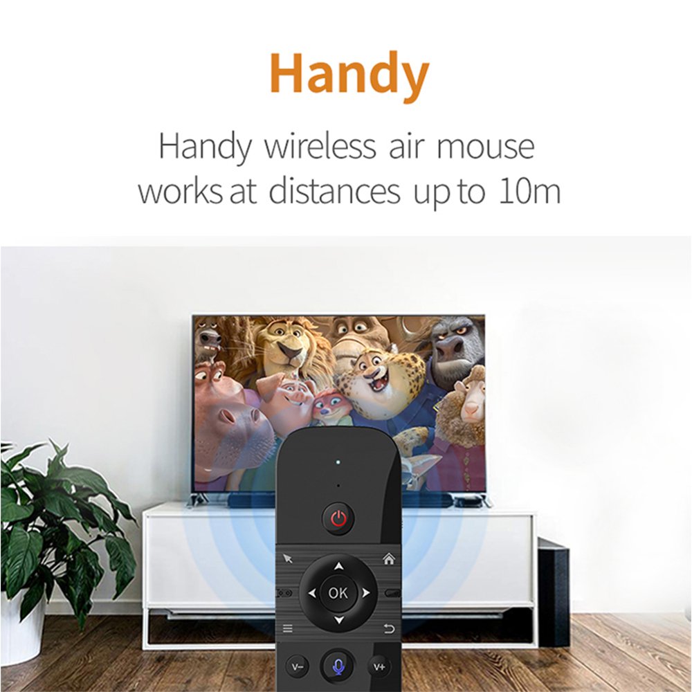 Topleo wireless voice 2.4g Air Mouse Up To 10 Meters Use For Android Tv Box remote Air Mouse