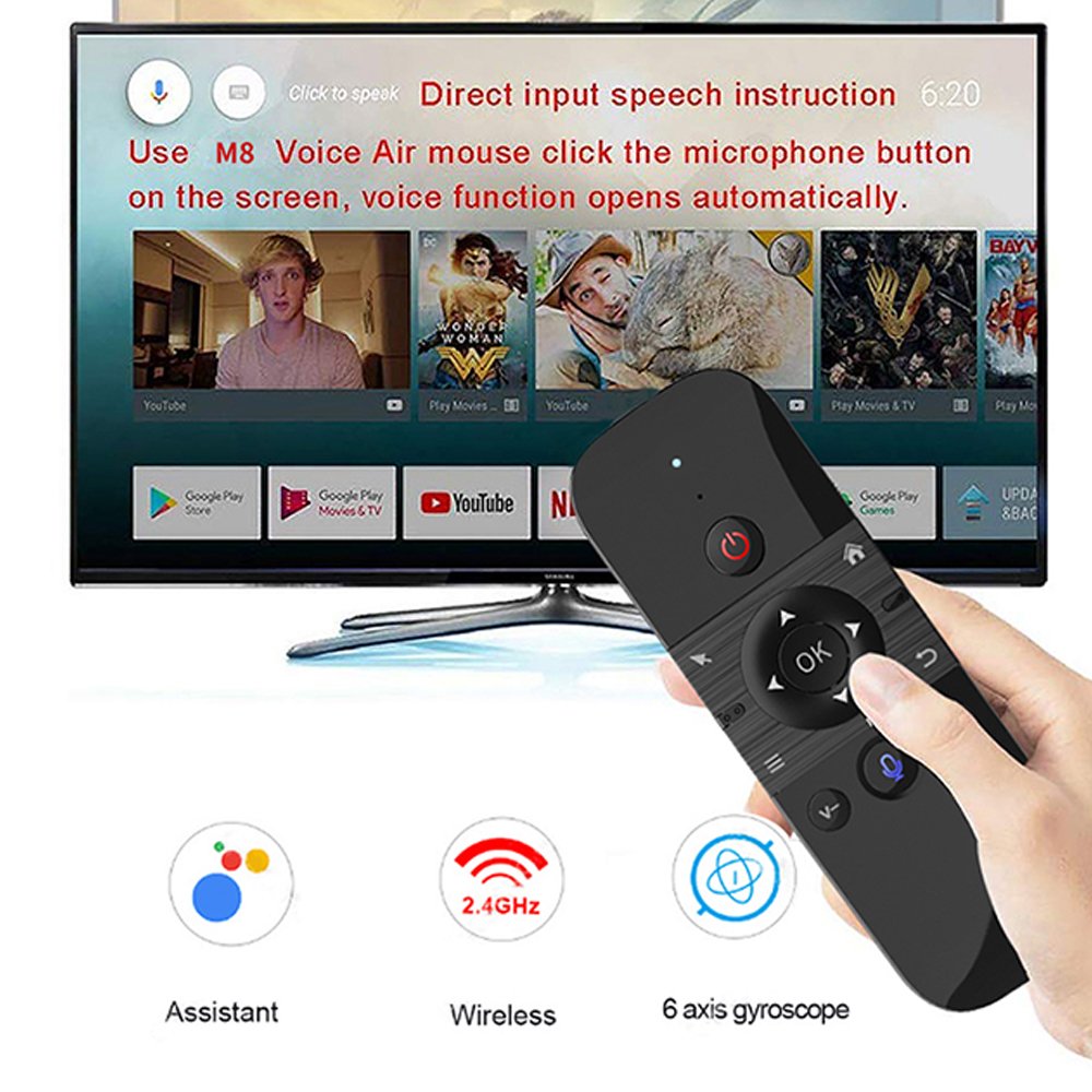 Topleo wireless voice 2.4g Air Mouse Up To 10 Meters Use For Android Tv Box remote Air Mouse