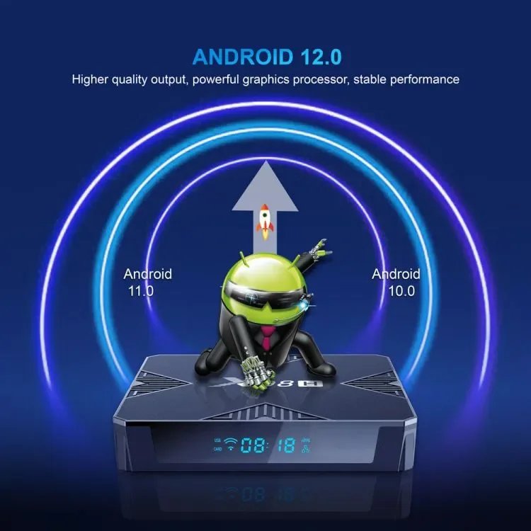 X98h Allwinner Android 12.0 4GB RAM 32GB RAM with WiFi 5 4K 2GB 16GB 4K Smart Set Top Box Streaming Media Player TV Box X98h Box