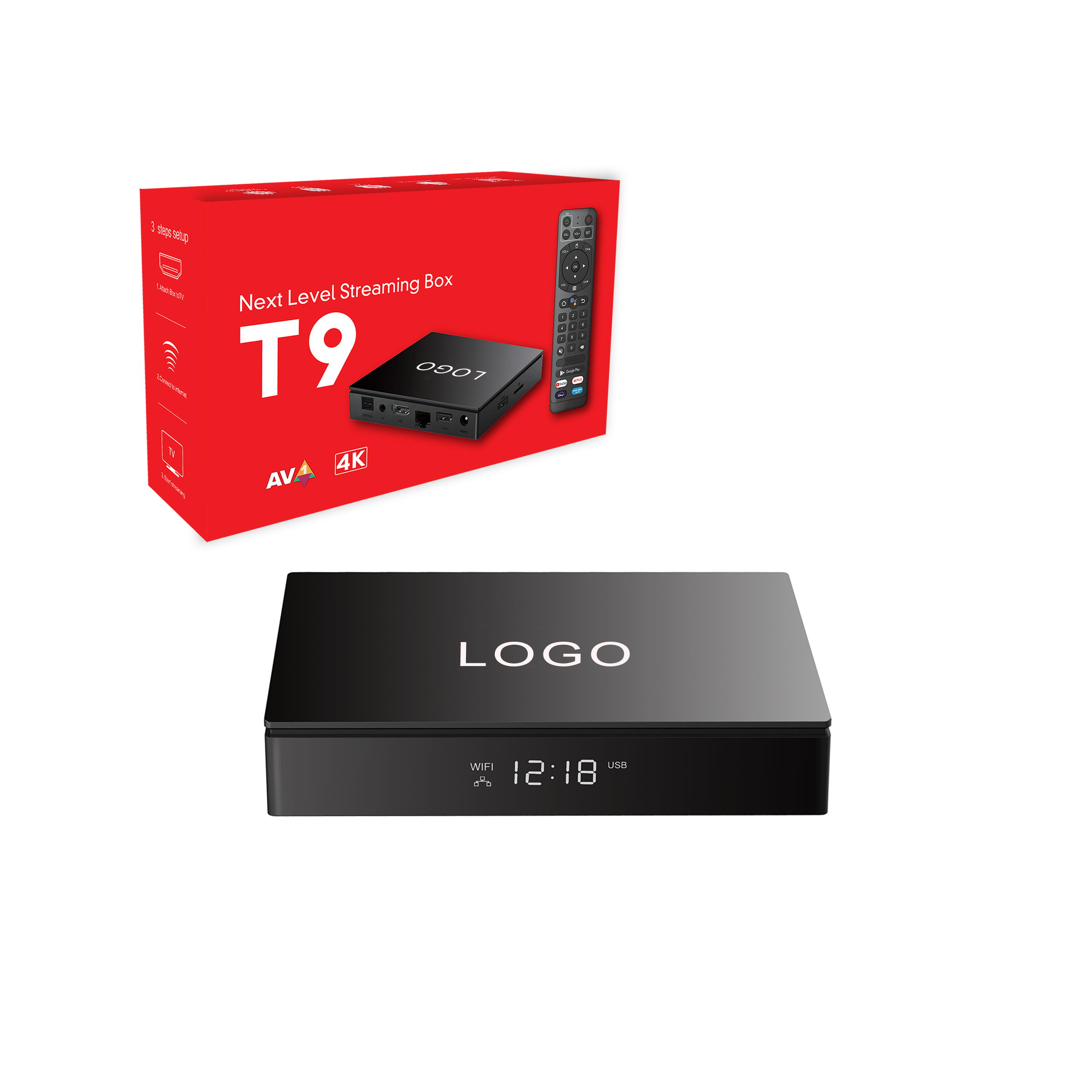 S905W2 MYTV T9 4K Android 11 TV Box IP TV Middleware Smarters 3 Player ATV WIFI2.4&5G SETTOP Good Quality 4GB+32GB can customize