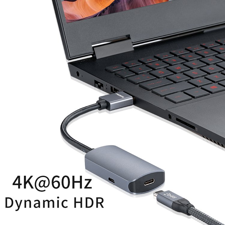 ULT-unite OEM ODM 4K 60Hz HDMI Male to USB Type C Female Converter Cable HDMI to USB C Adapter